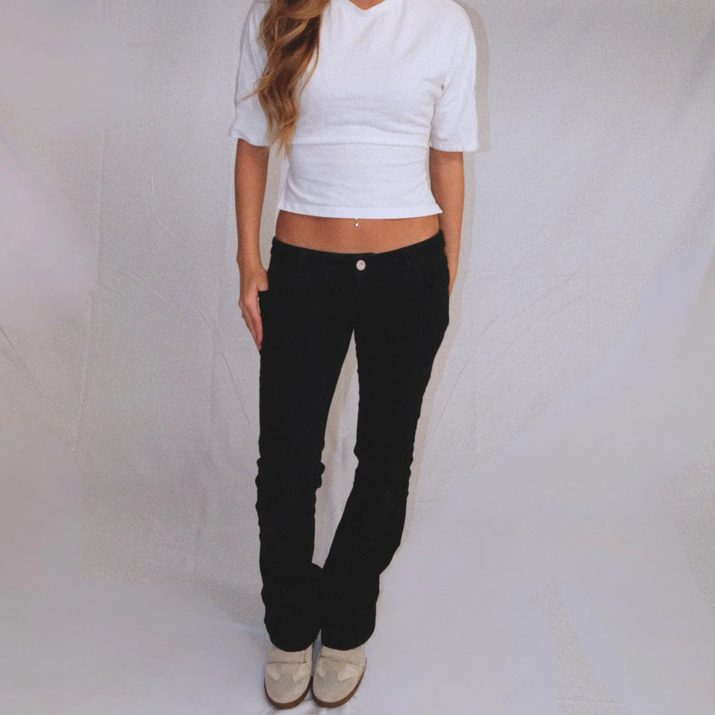 Svarta City Jeans