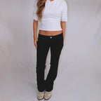 Svarta City Jeans