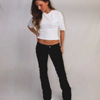 Svarta City Jeans