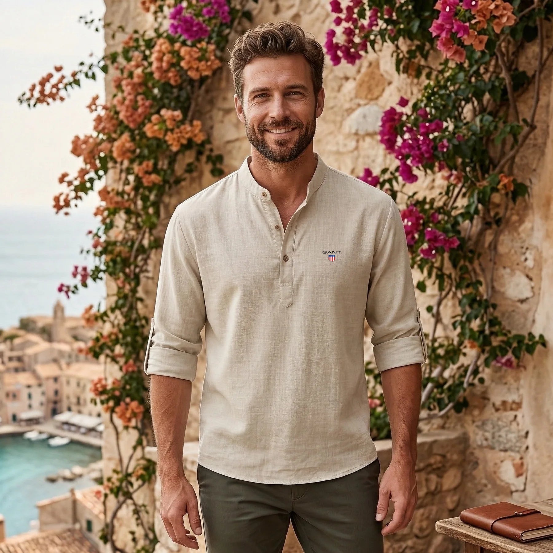 GA Casual Henley-tröja